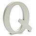 Lettera Q Legno Bianco (1,8 X 21 X 17 Cm) (12 Unità) - Foto miniatura 2