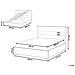 Letto Matrimoniale Con Contenitore Velluto Tortora 160 X 200 Cm Rouen - Foto miniatura 5