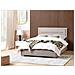 Letto Matrimoniale Con Contenitore Velluto Tortora 160 X 200 Cm Rouen - Foto miniatura 1