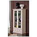 Vetrina 2 Ante 2 Cassetti In Legno Shabby Bianco 90x40x160 - Foto miniatura 1