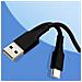 Cavo 20w Ricarica E Sincronizzazione Da Usb A Usb-c, Nero - Foto miniatura 5