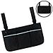 Borsa Portaoggetti Laterale Per Sedia A Rotelle Black - Foto miniatura 1