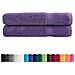Asciugamani Premium SOLUND 2 pz Viola 100x200 cm 600 g /m² - Foto miniatura 2