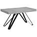Tavolo allungabile 90x160/420 cm Terium cemento gambe antracite - Foto miniatura 1