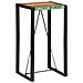 Tavolo Da Bar 60x55x110 Cm In Legno Massello Di Recupero - Foto miniatura 1
