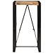 Tavolo Da Bar 60x55x110 Cm In Legno Massello Di Recupero - Foto miniatura 2