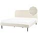 Letto Velluto A Coste Flayat 180 X 200 Cm Bianco Sporco - Foto miniatura 2