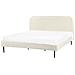 Letto Velluto A Coste Flayat 180 X 200 Cm Bianco Sporco - Foto miniatura 3
