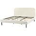 Letto Velluto A Coste Flayat 180 X 200 Cm Bianco Sporco - Foto miniatura 4