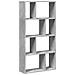 Libreria Grigio Cemento 60x20x120 cm in Truciolato - Foto miniatura 1