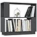 Lusso Casadino -  Libreria/divisorio Grigio 80x25x70 Cm In Legno Massello Di Pino - Foto miniatura 3