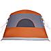 Tenda Familiare  con Finestre Tunnel Grigia e Arancione per 8 Persone Impermeabile - Foto miniatura 6