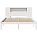 Letto Libreria senza Materasso Bianco 160x200 cm Legno di Pino - Foto miniatura 4