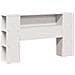 Letto Libreria senza Materasso Bianco 160x200 cm Legno di Pino - Foto miniatura 6
