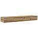 Cassetti per Letto Rovere Artigianale 135x36,5x16,5 cm in Legno Ingegnerizzato - Foto miniatura 1