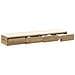 Cassetti per Letto Rovere Artigianale 135x36,5x16,5 cm in Legno Ingegnerizzato - Foto miniatura 3