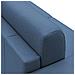 Chris Divano Letto Angolare Con Penisola In Simil Cotone T13 Blu - Foto miniatura 4