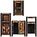 Set di mobili per il bagno 4 pcs Legno massello riciclato - Foto miniatura 9