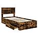 Struttura del letto Rovere fumé 90 x 200 cm Legno multistrato - Foto miniatura 5