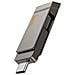 Pen Drive Ud15 Chiavetta Usb + Usb-c Usb 3.2 32gb Grey - Memory Otg Per Pc E Smartphone - Foto miniatura 5