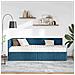Struttura Letto Angolare con Materasso 2 pcs Blu Velluto - Foto miniatura 3