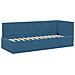 Struttura Letto Angolare con Materasso 2 pcs Blu Velluto - Foto miniatura 6