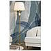 Lampada Da Terra Whity Glam In Metallo Ottone E Tessuto Bianco Ø41x160 Cm - Foto miniatura 5