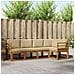 Set di divani con cuscino 5 pcs Naturale e Beige - Foto miniatura 2