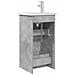 Mobile da bagno con lavabo Grigio Cemento 42 x 40 x 84,5 cm - Foto miniatura 4