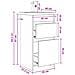 Mobile da bagno con lavabo Grigio Cemento 42 x 40 x 84,5 cm - Foto miniatura 7
