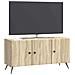 Mobile TV Rovere Sonoma 99 x 34,5 x 50 cm Legno ingegnerizzato - Foto miniatura 2