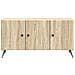 Mobile TV Rovere Sonoma 99 x 34,5 x 50 cm Legno ingegnerizzato - Foto miniatura 4