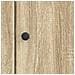 Mobile TV Rovere Sonoma 99 x 34,5 x 50 cm Legno ingegnerizzato - Foto miniatura 8