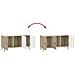 Mobile TV Rovere Sonoma 99 x 34,5 x 50 cm Legno ingegnerizzato - Foto miniatura 9