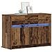 Mobile TV 91 x 34 x 61 cm Legno antico Legno ingegnerizzato - Foto miniatura 2
