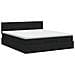 Letto ottomano con materasso Nero 180 x 200 cm Tessuto - Foto miniatura 8