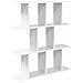 Scaffale da parete Bianco 102 x 20 x 96 cm Legno ingegnerizzato - Foto miniatura 1