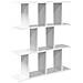 Scaffale da parete Bianco 102 x 20 x 96 cm Legno ingegnerizzato - Foto miniatura 6