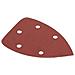 Lot De 5 Patins Triangulaires Auto-agrippants - Grain 240 - 140x140x80 Mm - Foto miniatura 2