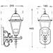 Portalampada Lanterna Large Facing Up Alluminio Ip44 E27 Mod. Vt-761 Sku 7522 Bianco - Foto miniatura 2