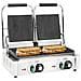Griglia per Panini Scanalata in Acciaio Inox 1800W 31x30,5x20cm - Foto miniatura 1