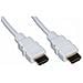 Cavo Hdmi 4kx2k M-m Con Ethernet Connettori Dorati 5 Mt Colore Bianco - Foto miniatura 1