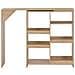 Tavolo da Bar con Scaffale Mobile Rovere 138x39x110 cm - Foto miniatura 3