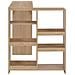 Tavolo da Bar con Scaffale Mobile Rovere 138x39x110 cm - Foto miniatura 5