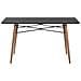 Tavolo Da Pranzo Nero 140x80cm Biondi - Foto miniatura 4