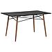 Tavolo Da Pranzo Nero 140x80cm Biondi - Foto miniatura 1