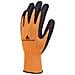 Guanto Da Lavoro In Maglia Poliestere - Spalmatura Lattice Schiuma Arancio-nero Taglia 10 - Vv733or10 - Foto miniatura 1