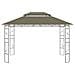 Gazebo 4x3x2,7 m Grigio Talpa 160 g / m² - Foto miniatura 3