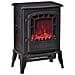 Camino Elettrico Con Effetto Fiamma, Temperatura Regolabile Copertura 20-25mq - Nero - Foto miniatura 1