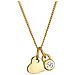 Bracciale Da Donna In Oro Giallo Con Diamante Bianco 003 Ct - Foto miniatura 1
